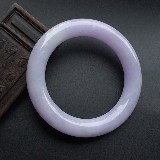 Jade Bracelet jade violet round bar bracelet jade handicraft jade bracelet wholesale origin source