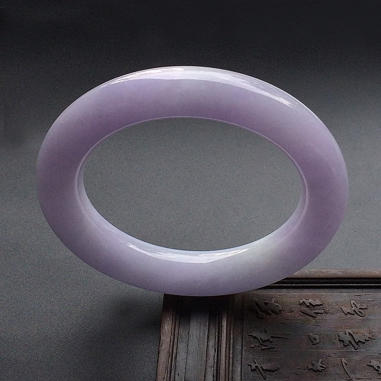 Jade Bracelet jade violet round bar bracelet jade handicraft jade bracelet wholesale origin source