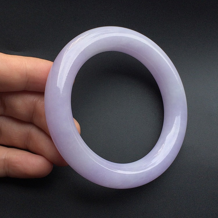 Jade Bracelet jade violet round bar bracelet jade handicraft jade bracelet wholesale origin source