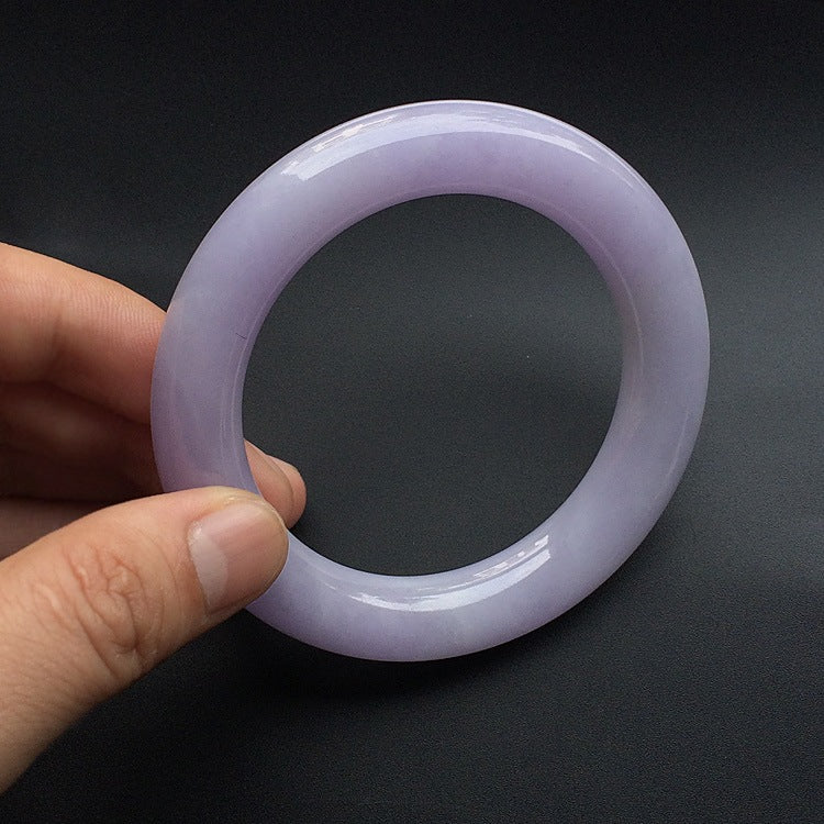 Jade Bracelet jade violet round bar bracelet jade handicraft jade bracelet wholesale origin source